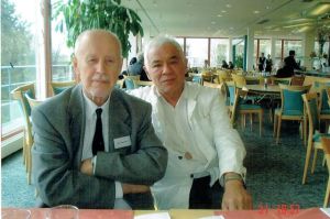 Iwan I. Agrusow (links); Prof. Marat Zachidov, Generalsekretär der ISHR